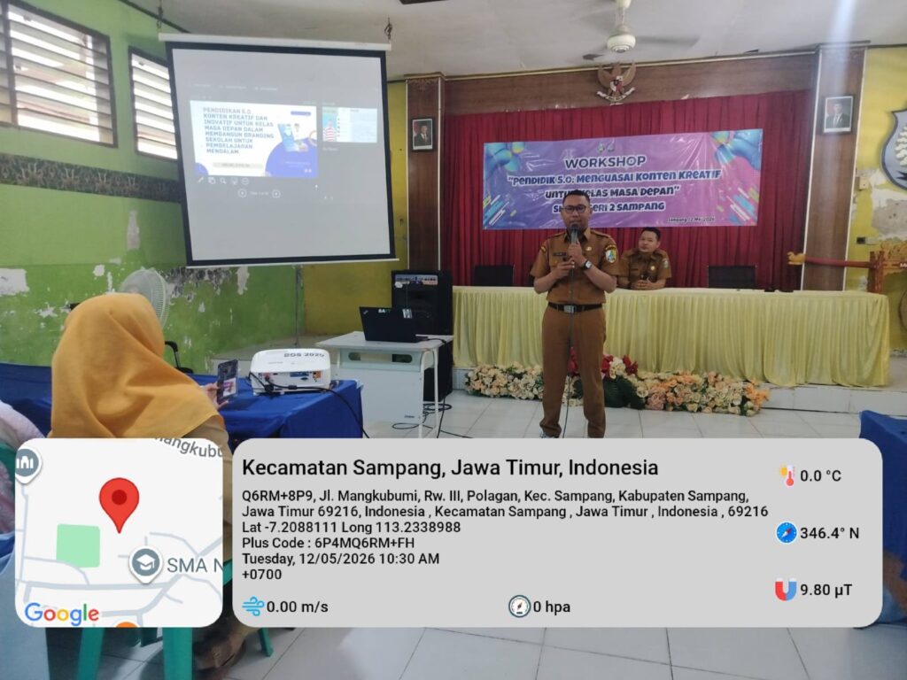 SMA 2 Sampang Sukses Mengadakan Workshop “Pendidik 5.0: Menguasai Konten Kreatif untuk Kelas Masa Depan”